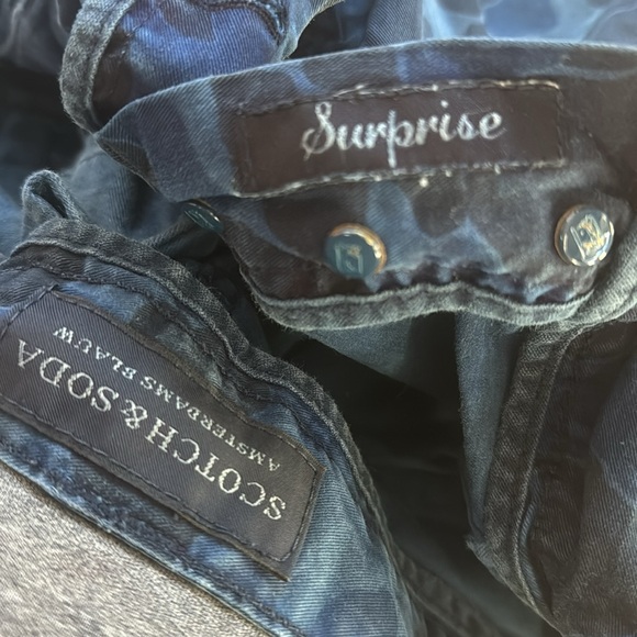 Scotch and soda size 33 men’s camo shorts blue - Picture 6 of 6